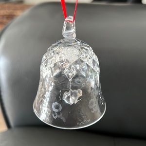 Rogaska Crystal Bell Gallia
Floral With Label And Signed